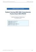 Pediatric Nursing &lpar;NSG 3600&rpar; Comprehensive&NewLine;Practice Exam 2026 UPDATE