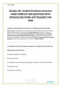 Georgia Life&comma; Accident & Sickness Insurance EXAM COMPLETE 300 QUESTIONS WITH DETAILED SOLUTIONS JUST RELEASED THIS YEAR&period;pdf is a comprehensive study resource designed to help candidates prepare for the Georgia Life&comma; Accident & Sickness Insurance licensing