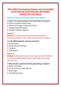 FREC 4 &lpar;FREC 4 First Response Emergency Care Level 4&rpar; EXAM ACTUAL 2026&sol;2027 QUESTIONS AND 100&percnt; CORRECT ANSWERS WITH RATIONALES