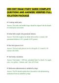 HESI EXIT EXAM STUDY GUIDE COMPLETE QUESTIONS AND ANSWERS VERIFIED FULL SOLUTION PACKAGE&period;pdf&NewLine;&NewLine;