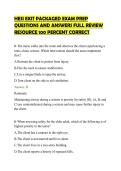 HESI EXIT PACKAGED EXAM PREP QUESTIONS AND ANSWERS FULL REVIEW RESOURCE 100 PERCENT CORRECT&period;pdf&NewLine;&NewLine;