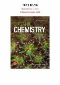 Test Bank for Organic Chemistry&comma; 7th Edition by Janice Gorzynski Smith&comma; Chapter 1-31 &vert; All Chapters