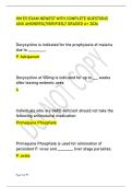 HM E5 EXAM NEWEST WITH COMPLETE QUESTIONS &NewLine;AND ANSWERS&sol;&sol;VERIFIED&sol;&sol; GRADED A&plus; 2026