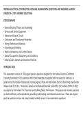 INDIANA ELECTRICAL CONTRACTOR LICENSING EXAMINATION QUESTIONS AND ANSWERS ALREADY&NewLine;GRADED A&plus;&vert; 100&percnt; VERIFIED SOLUTIONS