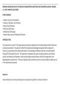 INDIANA MANICURIST&sol;NAIL TECHNICIAN EXAMINATION QUESTIONS AND ANSWERS ALREADY GRADED&NewLine;A&plus;&vert; 100&percnt; VERIFIED SOLUTIONS