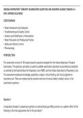 INDIANA RESPIRATORY THERAPIST EXAMINATION QUESTIONS AND ANSWERS ALREADY GRADED A&plus;&vert;&NewLine;100&percnt; VERIFIED SOLUTIONS