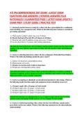 ATI PN COMPREHENSIVE EXIT EXAM  &ndash;LATEST EXAM &NewLine;QUESTIONS AND ANSWERS &vert; VERIFIED ANSWERS PLUS &NewLine;RATIONALES &vert; GUARANTEED PASS &vert; LATEST EXAM UPDATE &vert; &NewLine;EXAM PREP &vert; STUDY GUIDE &vert; PRACTICE TEST