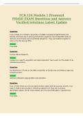 FCR 110 Module 1 Preaward&NewLine;PHASE EXAM Questions and Answers&NewLine;Verified Solutions Latest Update