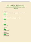 FCS 340 Exam Questions and&NewLine;Answers Verified Solutions Latest&NewLine;Update