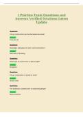 FCTC  Practice Exam Questions and&NewLine;Answers Verified Solutions Latest&NewLine;Update