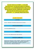 GALEN NUR 283 COMP 1&ndash;3 EXAMS &NewLine;TRANSITION TO REGISTERED NURSING &NewLine;PRACTICE 150 COMPREHENSIVE PRACTICE &NewLine;QUESTIONS WITH VERIFIED ANSWERS & &NewLine;DETAILED RATIONALES 2026&sol;2027 &NewLine;EDITION &vert; A&plus; GRADE PREPARATION