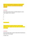 WGU C777 Web Development Applications Practice Exam &vert; &NewLine;HTML&comma; CSS&comma; JavaScript&comma; Forms & Responsive Web Design &NewLine;2026&sol;2027 