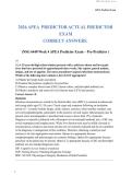 NSG 6440 Week 4 APEA Predictor Exam &ndash; Pre-Predictor EXAM  300 FULL 2026&sol;2027 FREQUENTLY MOST TESTED QUESTIONS AND 100&percnt; ACCURATE FROM PAST PAPERS &vert; GRADED A&plus;&comma; REVIEWED AND UPDATED &vert; 100&percnt; GUARANTEE PASS &vert; LATEST EXAM AND NEWEST VERSION&excl;&excl;&excl; 