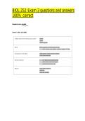 BIOL 252 Exam 3 questions and answers 100&percnt;  correct&NewLine;&NewLine;