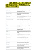          BIOL 252 Module 3  Exam &lpar;2026 &sol; 2027&rpar; Questions and Verified Answers&comma; 100&percnt; Guarantee Pass&NewLine;&NewLine;