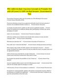 PNC California Basic Insurance Concepts & Principles Test with all Correct & 100&percnt; Verified Answers &vert;Guaranteed to Pass