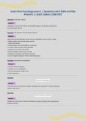 Galen Pharmacology exam 2 &vert; Questions with 100&percnt; Verified&NewLine;Answers &vert; Latest Update 2026&sol;2027