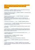 CISR Insuring Commercial Property Exam 2026&sol;2027&NewLine;NEWEST VERIFIED QUESTIONS WITH DETAILED&NewLine;ANSWERS