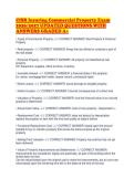 CISR Insuring Commercial Property Exam&NewLine;2026&sol;2027 UPDATED QUESTIONS WITH&NewLine;ANSWERS GRADED A&plus;