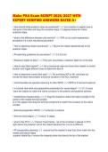 Mako PKA Exam SCRIPT 2026&sol;2027 WITH&NewLine;EXPERT-VERIFIED ANSWERS RATED A&plus;