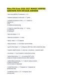 Mako PKA Exam 2026&sol;2027 NEWEST VERIFIED&NewLine;QUESTIONS WITH DETAILED ANSWERS