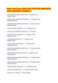 Mako PKA Exam 2026&sol;2027 UPDATED QUESTIONS&NewLine;WITH ANSWERS GRADED A&plus;