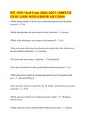 RTE 1503 Final Exam 2026&sol;2027 COMPLETE&NewLine;STUDY GUIDE WITH VERIFIED SOLUTIONS