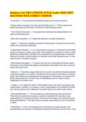 Business Law FBLA UPDATED ACTUAL Exam&colon; 2026&sol;2027&NewLine;QUESTIONS WITH CORRECT ANSWERS