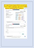 ATI RN Adult Medical Surgical 2026 &NewLine;Proctored Exam With screenshots&comma; &NewLine;Questions&comma; and correct&comma; verified answers&period; &NewLine;Guaranteed pass &sol;Graded A&plus; 