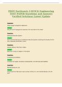 FDOT Earthwork 2 QUICK Engineering&NewLine;TEST PAPER Questions and Answers&NewLine;Verified Solutions Latest Update
