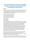 ATI PROCTORED Adult Medical-Surgical Nursing  300 FULL 2026&sol;2027 FREQUENTLY MOST TESTED QUESTIONS AND 100&percnt; ACCURATE FROM PAST PAPERS &vert; GRADED A&plus;&comma; REVIEWED AND UPDATED &vert; 100&percnt; GUARANTEE PASS &vert; LATEST EXAM AND NEWEST VERSION&excl;&excl;&excl;