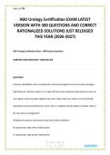ABU Urology Certification EXAM LATEST VERSION WITH 300 QUESTIONS AND CORRECT RATIONALIZED SOLUTIONS JUST RELEASED THIS YEAR &lpar;2026-2027&rpar;&period;pdf is a comprehensive study resource designed to help candidates prepare for the ABU Urology Certification examination