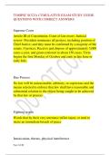TOMPSC SCCJA CUMULATIVE EXAM STUDY GUIDE &NewLine;QUESTIONS WITH CORRECT ANSWERS