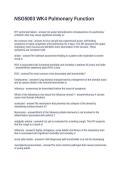 NSG5003 WK4 Pulmonary Function&period; Questions and Answers