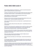 Patho NSG 5003 week 9&period; Questions with Accurate Answers