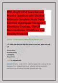 EPIC CLN251&sol;252 Exam Success&colon; Practice Questions with Detailed Rationale Complete Study Guide Covering Hyperspace Navigation&comma; Chronicles Database&comma; Clinical Documentation&comma; Workflows&comma; and Security Protocols