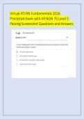 Virtual ATI RN Fundamentals 2026 &NewLine;Proctored Exam with All NGN 70 Level 3 &NewLine;Passing Screenshot Questions and Answers