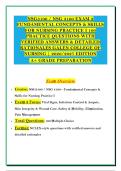 NSG3100 &sol; NSG 3100 EXAM 2 &NewLine;FUNDAMENTAL CONCEPTS & SKILLS &NewLine;FOR NURSING PRACTICE I 100 &NewLine;PRACTICE QUESTIONS WITH &NewLine;VERIFIED ANSWERS & DETAILED &NewLine;RATIONALES GALEN COLLEGE OF &NewLine;NURSING &vert; 2026&sol;2027 EDITION  &NewLine; A&plus; GRADE PREPARATION 
