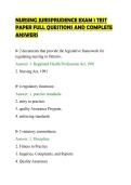 NURSING&lowbar;JURISPRUDENCE&lowbar;EXAM&lowbar;1&lowbar;TEST&lowbar;PAPER&lowbar;FULL&lowbar;QUESTIONS&lowbar;AND&lowbar;COMPLETE&period;pdf