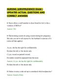 NURSING&lowbar;JURISPRUDENCE&lowbar;EXAM&lowbar;1&lowbar;UPDATED&lowbar;ACTUAL&lowbar;QUESTIONS&lowbar;AND&lowbar;CORRECT&period;pdf