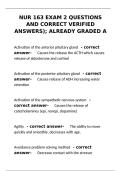 NUR 163 Exam 2 Study Guide &vert; Nursing Fundamentals Stress & Immobility Questions&NewLine;