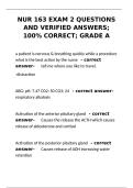 NUR 163 Exam 2 Complete Study Guide &vert; Nursing Fundamentals Stress & Immobility Questions&NewLine;