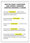 NUR 202 Exam 1 Study Guide &vert; Nursing Fundamentals & Therapeutic Communication Questions&NewLine;