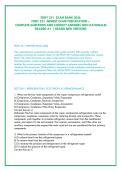 FDNY Z51  EXAM BANK 2026&NewLine;FDNY Z51 -NEWEST EXAM PREPARATION &ndash;&NewLine; COMPLETE QUESTIONS AND CORRECT ANSWERS WITH RATIONALES &NewLine;GRADED A&plus; &vert; BRAND NEW VERSION&excl;&excl;&NewLine;