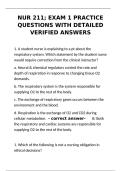 nur 211 exam 1 practice questions and verified answers with rationales&NewLine;