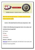 WGU D311 Microbiology OA Exam &ndash; Complete Study Guide & 250 Practice Questions &lpar;2026&rpar;