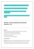 LSUS MHA 706 MIDTERM EXAM STUDY GUIDE &vert; UPDATE COMPREHENSIVE MOST FREQUENTLY TESTED QUESTIONS AND VERIFIED ANSWERS &vert;GRADED A&plus; &vert;GET IT 100&percnt; ACCURATE&excl;&excl;