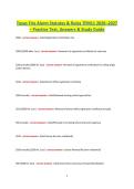Texas Fire Alarm Statutes & Rules TFM11 2026&ndash;2027 &ndash; Practice Test&comma; Answers & Study Guide&period;
