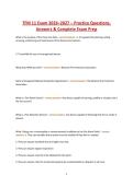TFM 11 Exam 2026&ndash;2027 &ndash; Practice Questions&comma; Answers & Complete Exam Prep