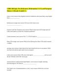 CHHI 300 Quiz&colon; Pre-Reformers&comma; Reformation I & II&comma; and European History &vert;&vert; Already Graded A&plus;&period;